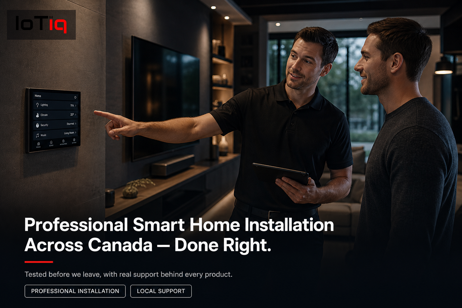 Smart home system being maintained and monitored for firmware updates