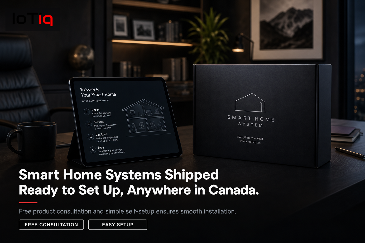 Smart home dashboard showing device health and firmware status