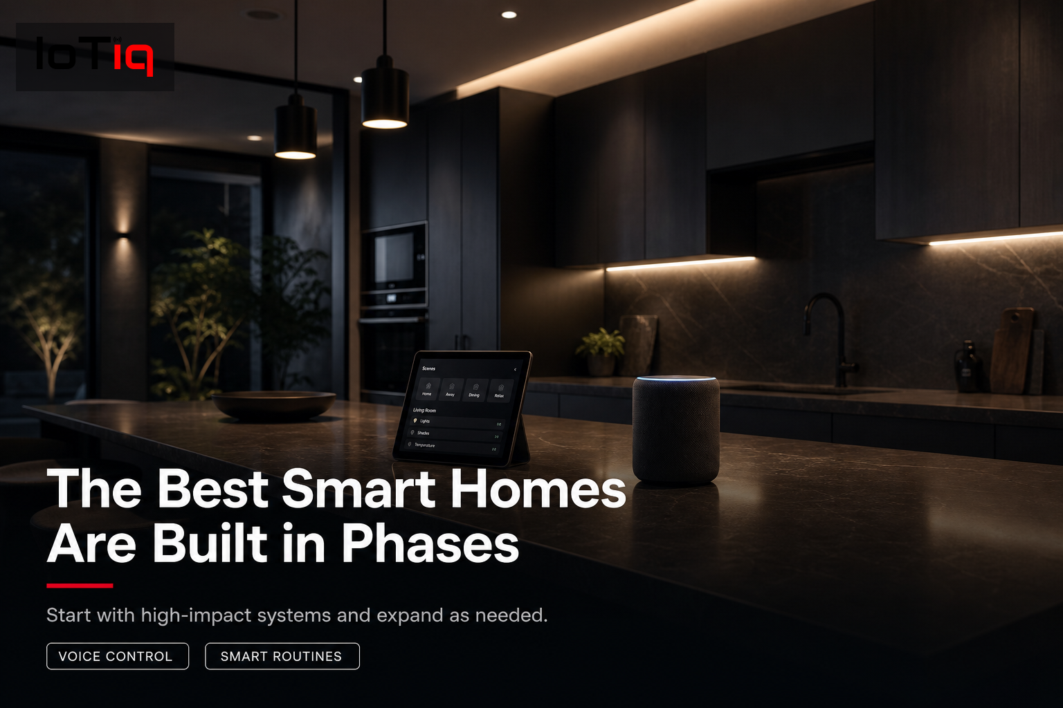 Multiple smart home categories connected in one expanded system